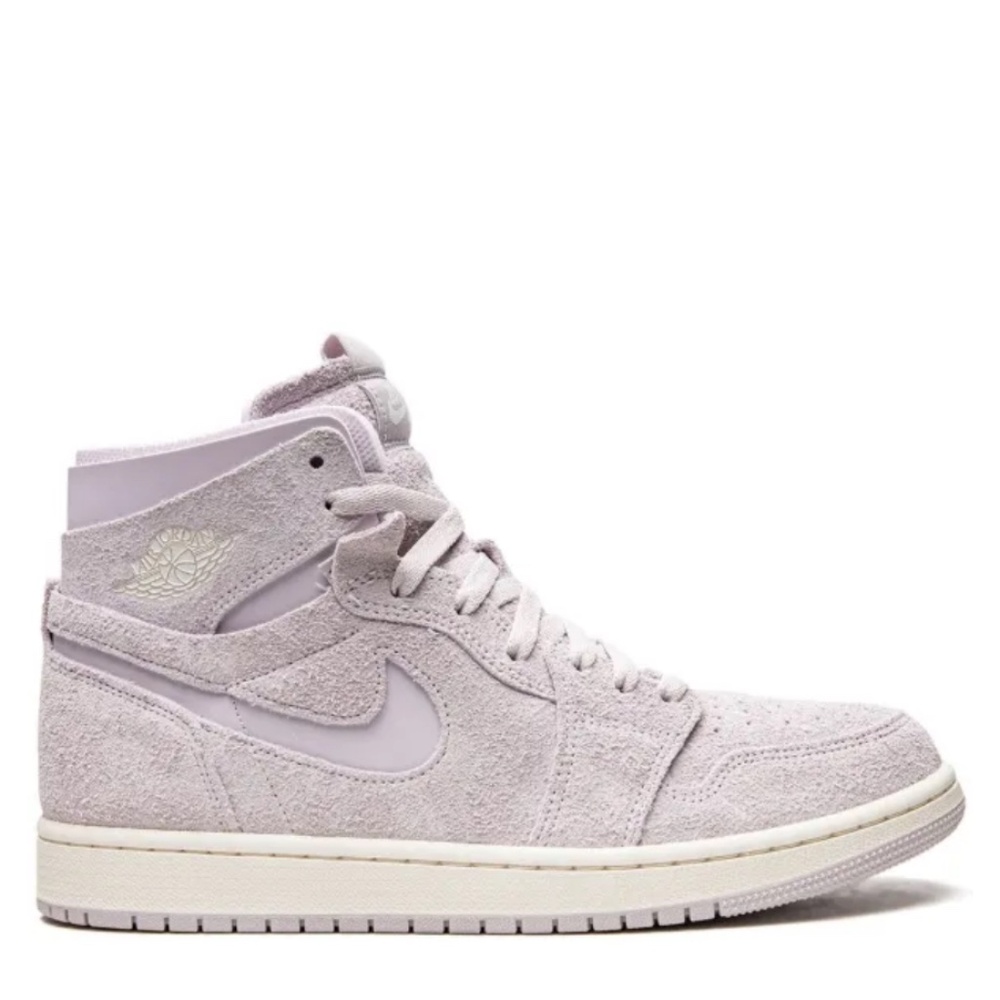 Nike AIR Jordan 1“Venice Sail” light purple suede sneakers WOMENS 10